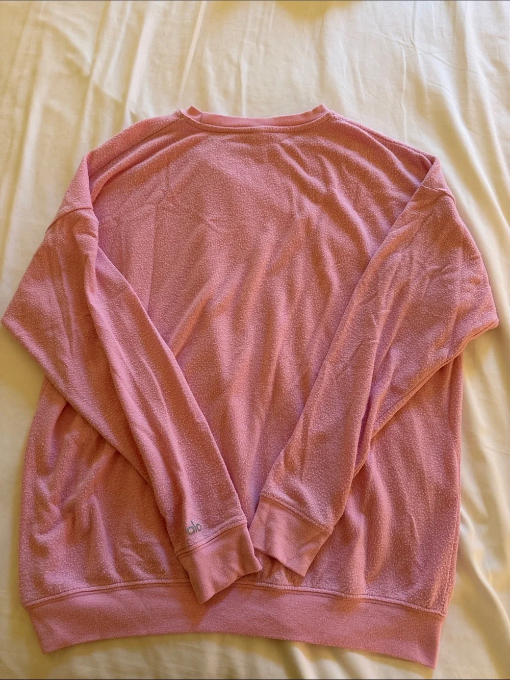 ALO Yoga Light Pink Crewneck Sweatshirt